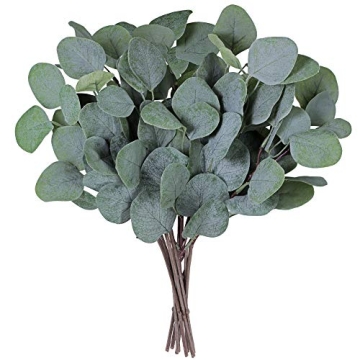 Supla 10 Pcs Eucalyptus Leaves for Elegant Floral Arrangements
