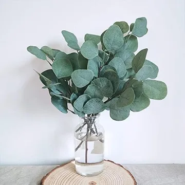 Supla 10 Pcs Eucalyptus Leaves for Elegant Floral Arrangements