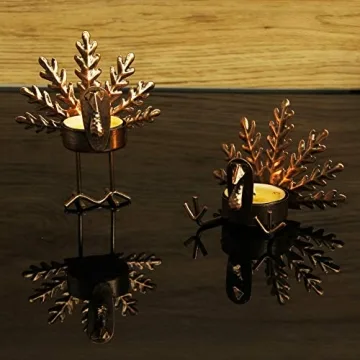 SAND MINE Turkey Tea Light Holders for Thanksgiving Decor