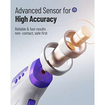 Femometer Baby Thermometers: Fast, Accurate & Non-Contact Digital Infrared Thermometer for All Ages