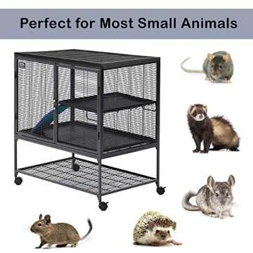 Deluxe Small Animal Cage for Rats and Ferrets - Critter Nation