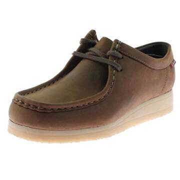 Clarks womens Padmora Oxford, Brown Smooth, 5.5 US