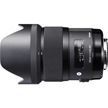 Sigma 35mm F1.4 Art DG HSM Lens for Sony A (Renewed)