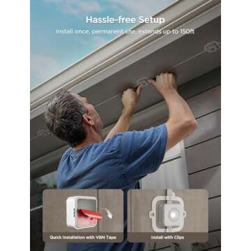 Govee Permanent Outdoor Lights 2, 50ft RGBIC Outdoor Lights with 36 LED Lights, IP67 Waterproof, 100 Scene Modes with 40lm White for Outdoor Decorations, Works with Alexa, Google Assistant, Black