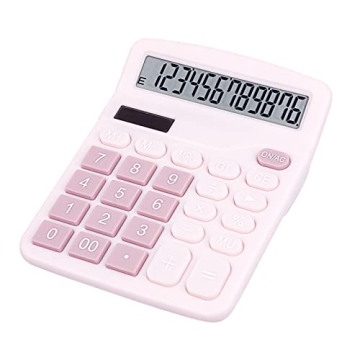 DANRONG Cute Pink Desktop Calculator - Perfect Gift for Students & Teachers