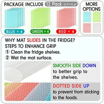 Vibrant MayNest Refrigerator Liners - Easy Clean & Versatile