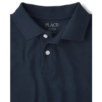 Children's Place Boys School Uniform Polo Shirt - Nautico