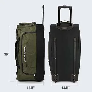 Pacific Gear Wheeled Duffel Bag with Durable Design