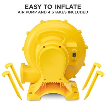 Sunny & Fun Four Corner Inflatable Water Slide Park