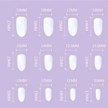 Aksod Glossy Oval Press on Nails Short Almond Fake Nails Pre Designed Cute V Shape French Nails Tips Full Cover Acrylic False Nails Sets for Women and Girls 24Pcs (C)