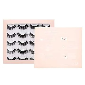 10pair Mink Eyelashes Fluffy 3D False Lashes Makeup