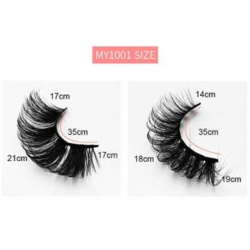 10pair Mink Eyelashes Fluffy 3D False Lashes Makeup