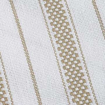 Casa De Lan Kitchen Towels Set – Pack of 6 (20’’ x 30’’) Extra Large Premium Cotton Dish Towels for Kitchen – Chain Stripe Towels – Highly Absorbent – 100% Cotton – with Hanging Loop – Beige