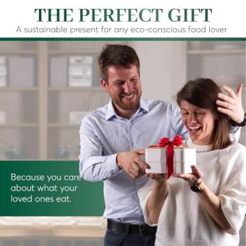 Umami Bento Box Adult All-In-1 w/4 Utensils, 2 Sauce Jars, 2 Dividers, Bamboo Lid, 100% Leakproof, Microwave & Dishwasher Safe Stackable Bento Lunch Box Containers for Men/Women, White Bamboo, 40 oz