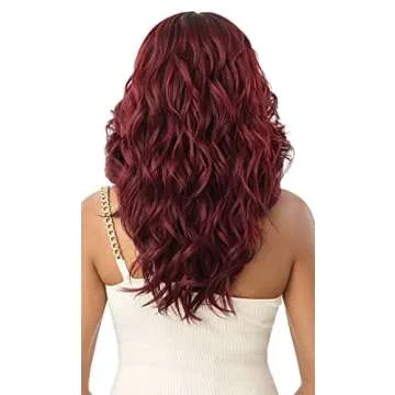 Outre Synthetic Melted Hairline HD Lace Front Wig - DIONE (Color:DRFF CHOCOLATE TOFFEE)