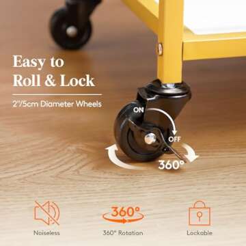 Lifewit Bar Cart Gold, 3 Tier Wine Rolling Cart with Lockable Wheels, 12 Glass Holders and 4 Wine Rack, Home Serving Drink Liquor Cart for Kitchen Dining Living Room, 31.6" x 13.1" x 33.9", Gold