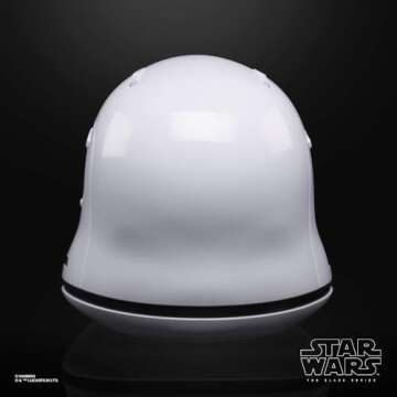 STAR WARS The Black Series First Order Stormtrooper Premium Electronic Helmet, The Last Jedi Roleplay Collectible,Multi-Colored,Standard,F0012