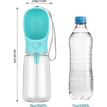 MACYAC Leak Proof Portable Dog Water Bottle for Outdoors
