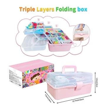 Itopstar Kids Arts and Crafts Supplies Set for Ages 4-12