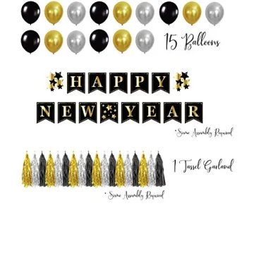 Party Kit for 12 | New Year's Eve Celebration Essentials