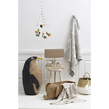 Cozy Creative Co-Op Cotton Knit Sheep Blanket for All