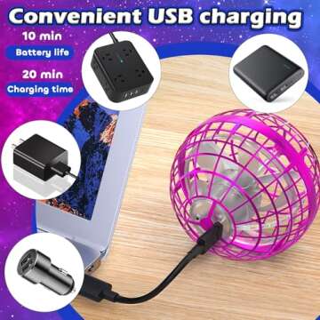 Tikduck Flying Orb Ball 2024 Fun Hand-Controlled Drone