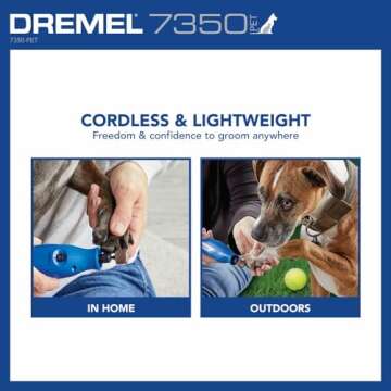 Dremel 7350-PET Pet Nail Grinder for All Dogs and Cats