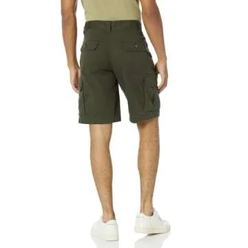 Amazon Essentials Men's Classic-Fit Cargo Short (Available in Big & Tall), Dark Olive, 36