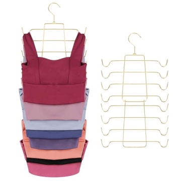 ZEDODIER Tank Top Hanger, Space Saving Bra Hangers for Closet Organization