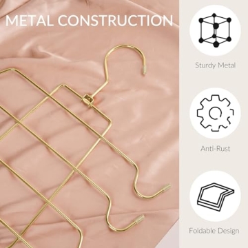 ZEDODIER Space Saving Tank Top Hanger for Closet Organization