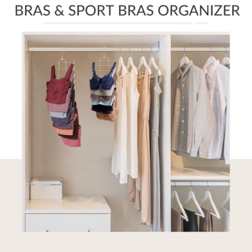 ZEDODIER Space Saving Tank Top Hanger for Closet Organization