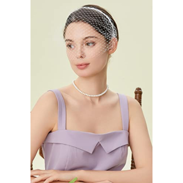 Elegant BABEYOND Birdcage Veil for Special Occasions