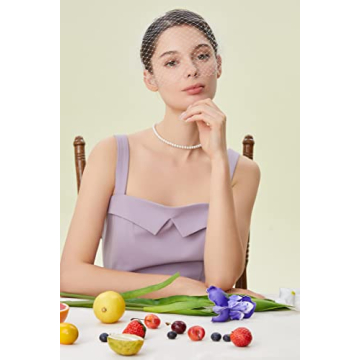 Elegant BABEYOND Birdcage Veil for Special Occasions