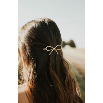 Chic Bow Hairpin Clips - Stylish Accessories Gift for Women