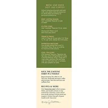 Teeccino Maca Chocolaté Herbal Coffee Alternative - 11 Ounce