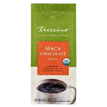 Teeccino Maca Chocolaté Herbal Coffee Alternative - 11 Ounce