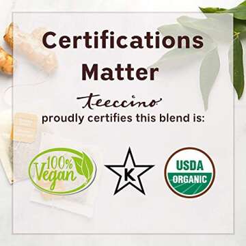 Teeccino Maca Chocolaté Herbal Coffee Alternative - 11 Ounce