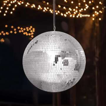 Rhode Island Novelty 8 Inch Mirror Ball for Dance Parties