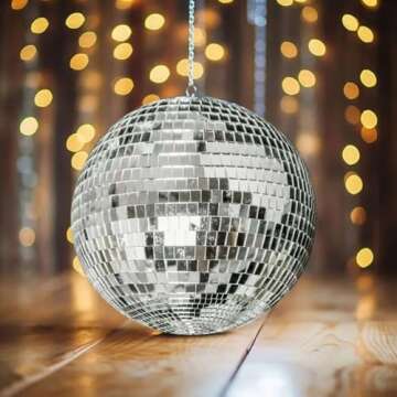 Rhode Island Novelty 8 Inch Mirror Ball for Dance Parties