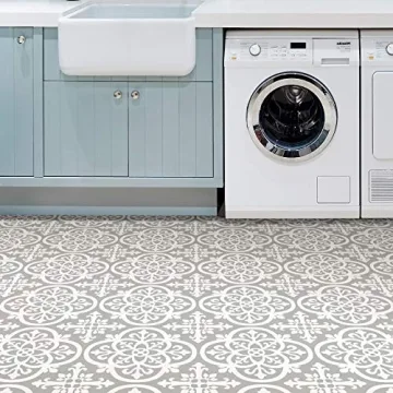 Stylish FloorPops Peel & Stick Vinyl Floor Tiles
