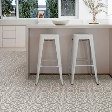 Stylish FloorPops Peel & Stick Vinyl Floor Tiles