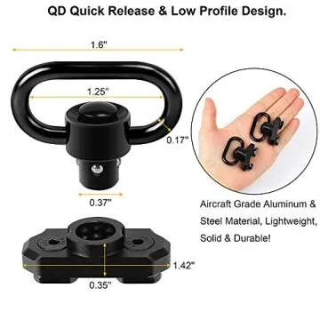 REERON 2 Point Sling & Mloc Sling Mount for Firearm Accessories