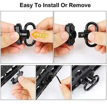 REERON 2 Point Sling & Mloc Sling Mount for Firearm Accessories