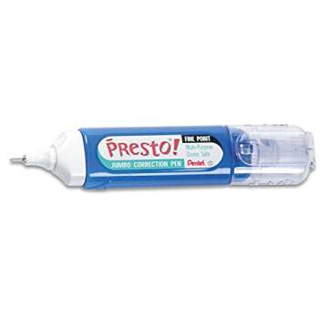 Pentel Presto Jumbo Correction Pen for Precise Corrections