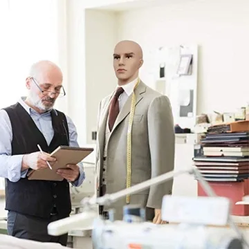 Realistic Male Mannequin Dress Form with Adjustable Features
