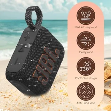 JBL Go 4 Portable Bluetooth Speaker - Waterproof