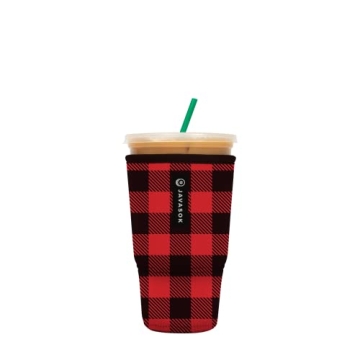 Sok It Java Sok Iced Coffee & Cold Soda Insulated Sleeve - Buffalo Check