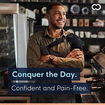 Copper Compression Recovery Shoulder Brace - Immobilizer for Torn Rotator Cuff, AC Joint Pain Relief...