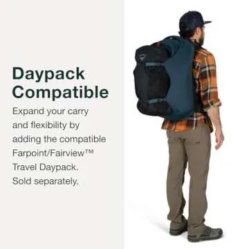 Osprey Farpoint 40L Men's Travel Backpack in Gopher Green