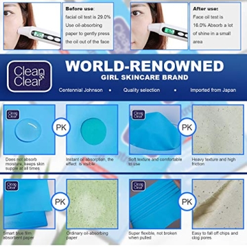 Clean & Clear Oil Control Blotting Sheets, 2 Pack for Oily Skin